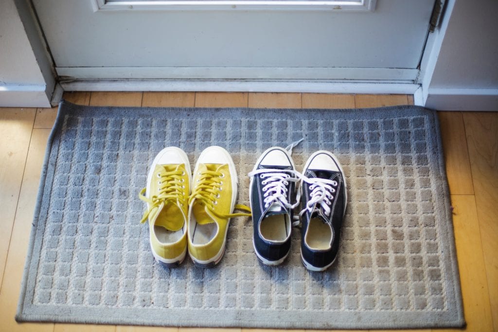 4Shoes On Rug